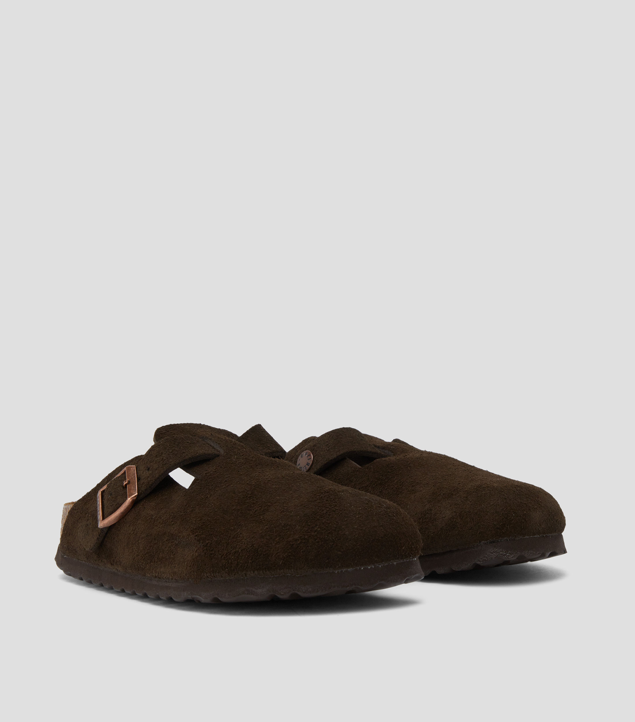Zuecos en piel Boston Mujer